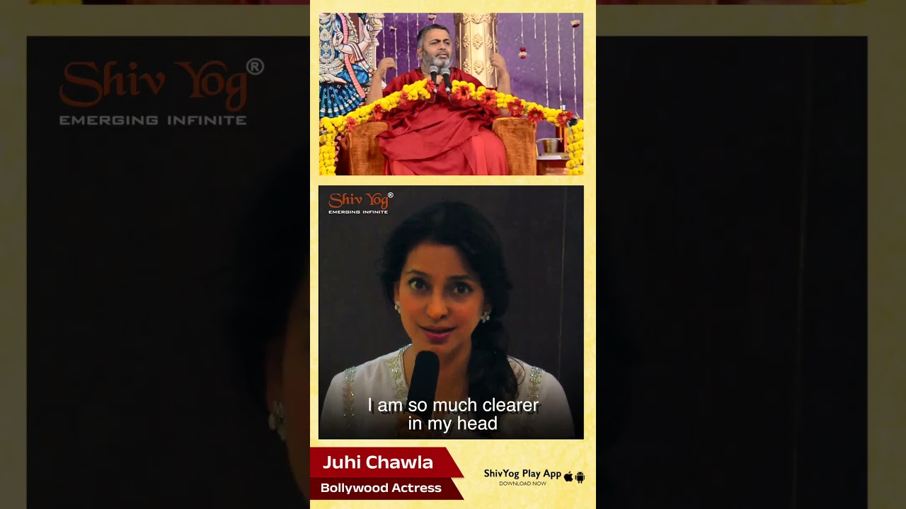 Blissful Experience by Bollywood Actress "Juhi Chawla ji". #shivyog #meditation #experience