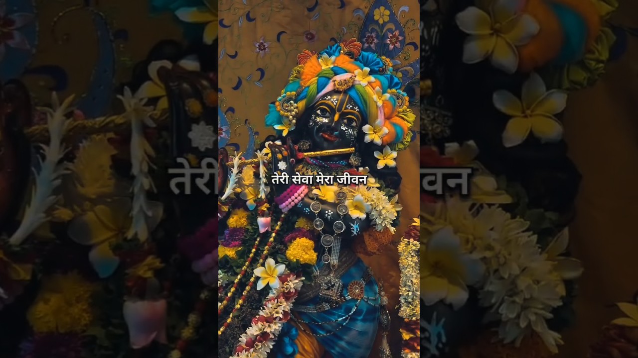 मेरे मन के मन्दिर मे बसी तेरी हे मूरत है🥺#krishna#radhakrishna#radha#vrindavan#shortsfeed#shortvideo