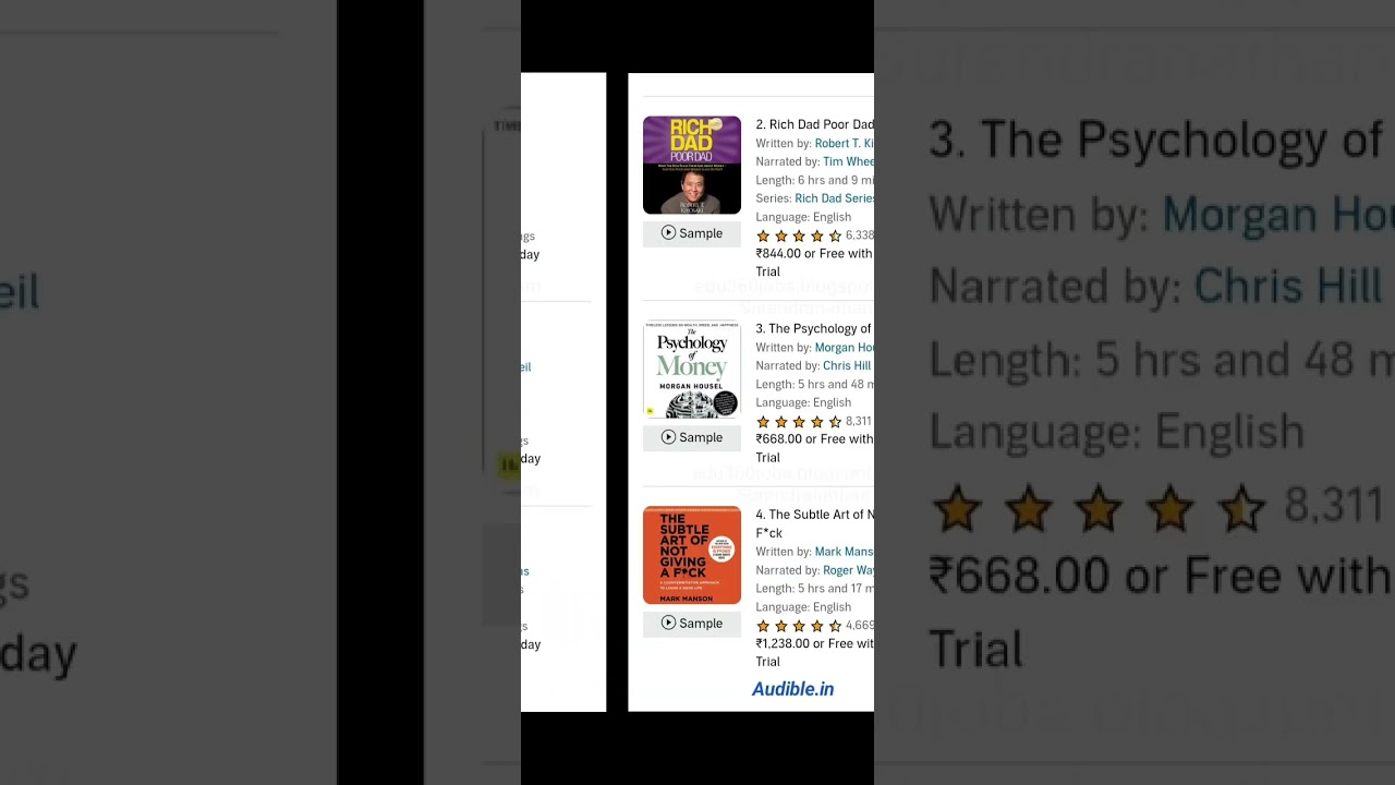 Top 10 Books This Week, Audible India Best Sellers 11Jul2023