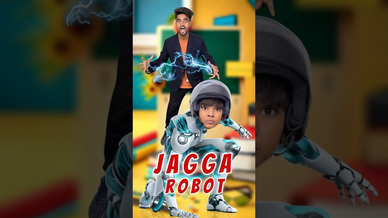 Jagaa Robot 🤖 Part 3 #dhonisir #comedy #jagga #aaganwadikebacche #funny #trending #shorts #viral