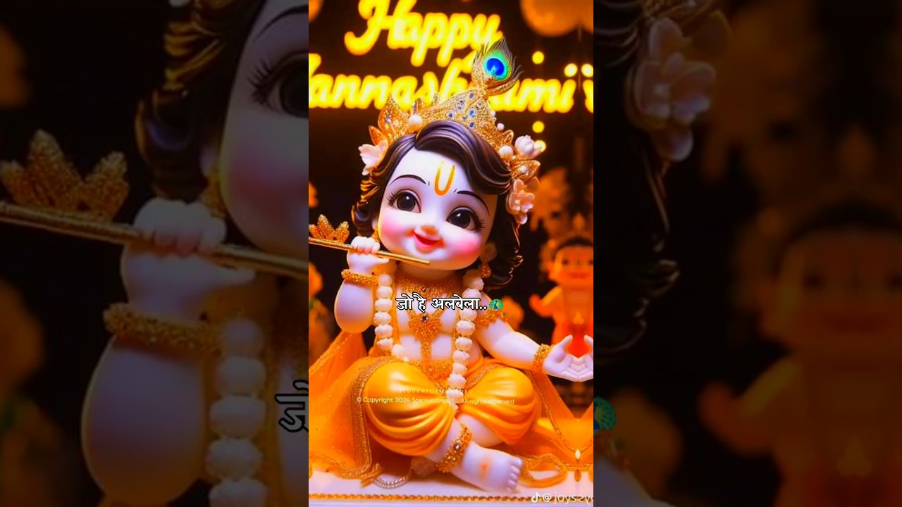 जो है अलबेला मदनैनों वाला | Janmashtami special status | happy Janmashtami #janmashtami #krishna #yt