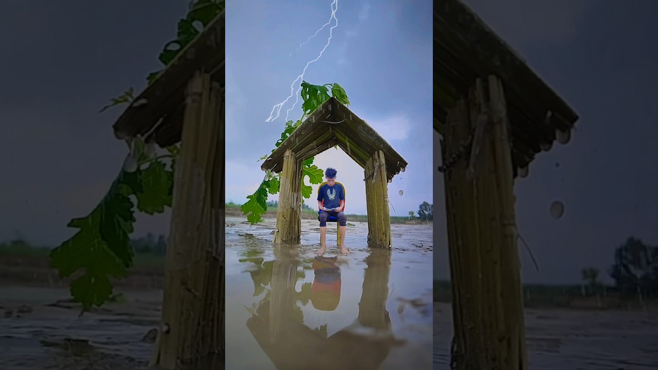 Creative rain videography ideas 😲👀 #shorts #creative #photography