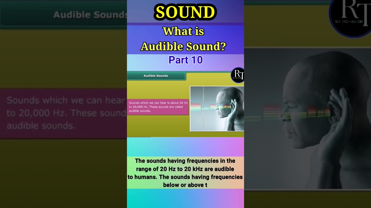 105 | audible sound and inaudible sound audible sound #shorts #science