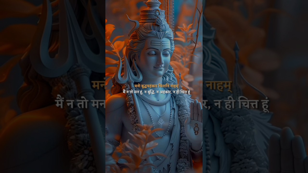 Mahadev status ❣️ Nirvana Shatakam verse 1 #shorts