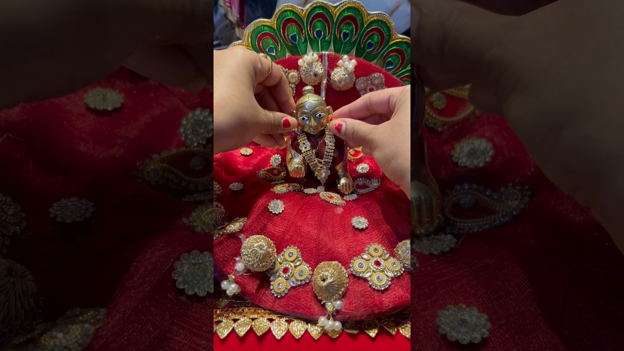 Radhe Radhe sab ko🙏🙏 #laddu #gopal #krishna #kanha #youtube #viral #video #shorts #radheradhe