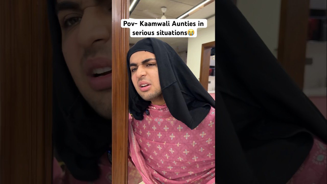 Kaamwali aunty in serious situations🤡😭 | Raj Grover | #shorts