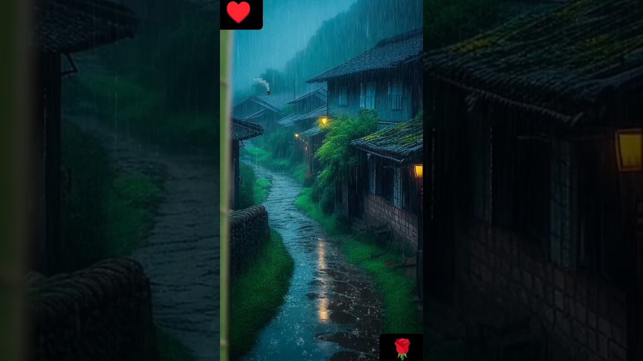 ye pal kabhi thehra nahi। 3d nature videos।   #shorts #rain #lovestatus #nature