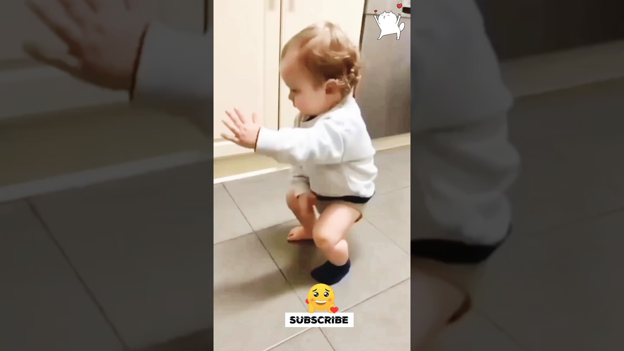 cute baby dance💃🕺funny baby laughing ||| funniest baby video