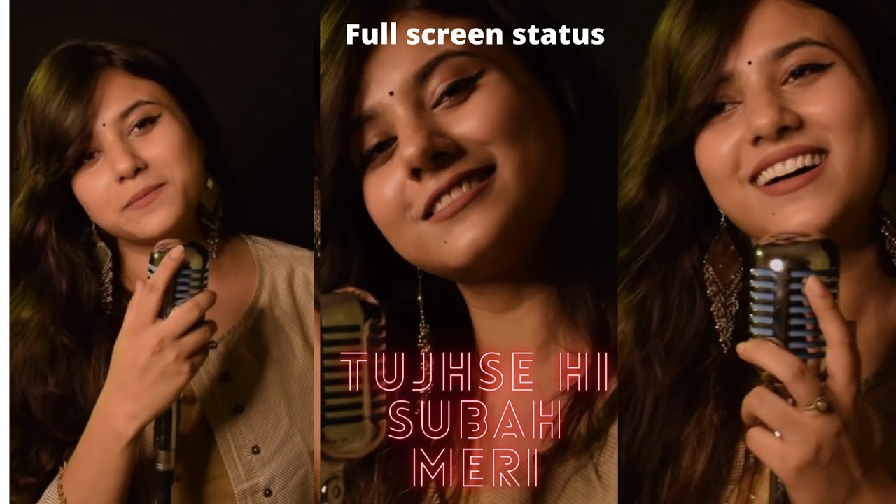 Tujhse hi subah meri status | Ishare teri karti nigah |feelings female status by Vatsala |#heartlyyy