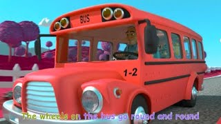 Wheels on the bus kids Rhyme | Different Sound Variations in 140 seconds #wheelsonthebus